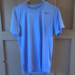 Nike Men's Heather Blue Short Sleeve Tee